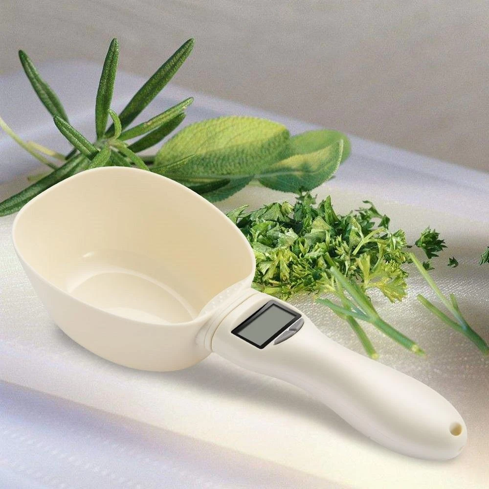 Detachable Pet Food Digital Spoon Scale - Precise Measuring Scoop for Cats & Dogs