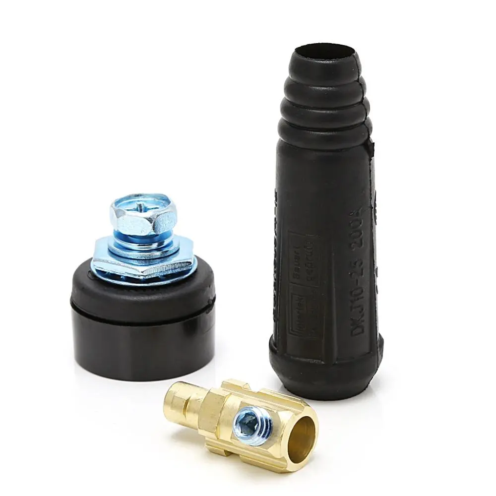 European Electric Welding Machine Tools - 200A Rapid Fitting Connectors 10-25mm | Male & Female