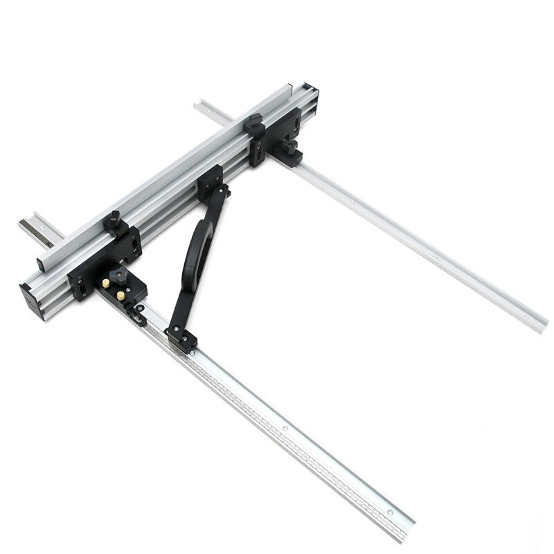 T-Track Sliding Brackets for Circular Saw - 800mm Miter Track for Woodworking