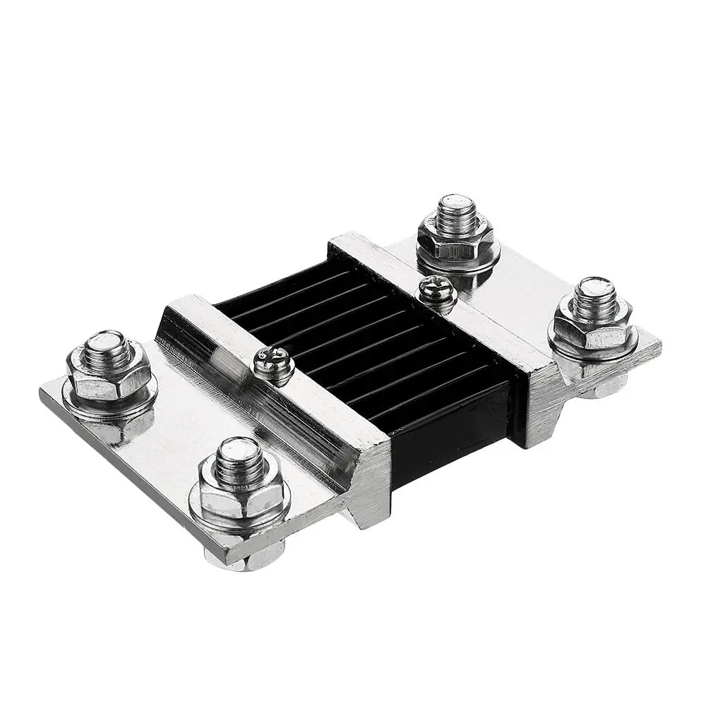 FL-2 Shunt 1000A 75mV DC Current Sensor | Slotted Shunt Ammeter for Multimeter