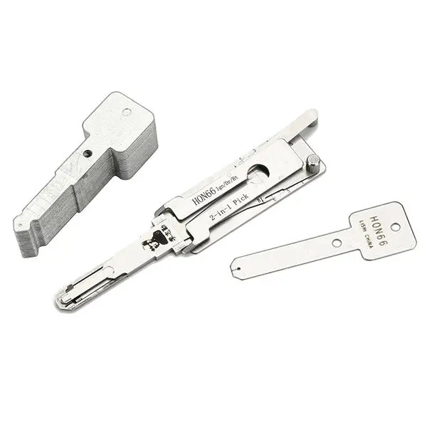 DANIU HON66 2-in-1 Car Door Lock Pick Decoder Tool Locksmith