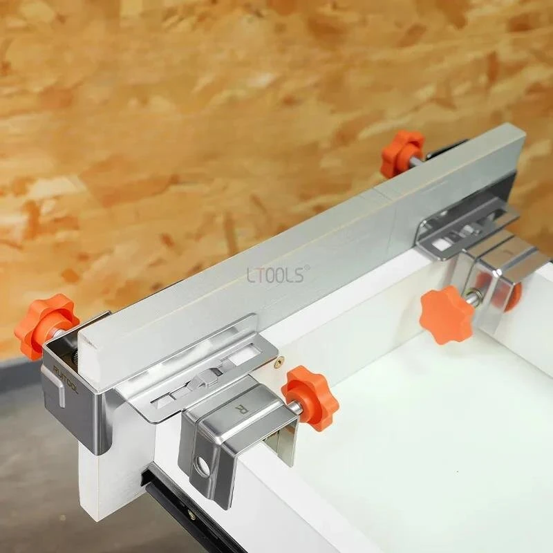 2pcs Adjustable Drawer Front Clamps | Stainless Steel | No Tools Needed | Fits 10-30mm Panels