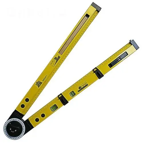 3-in-1 Aluminum Alloy Spirit Level with Compass & Protractor | Measuring Tool