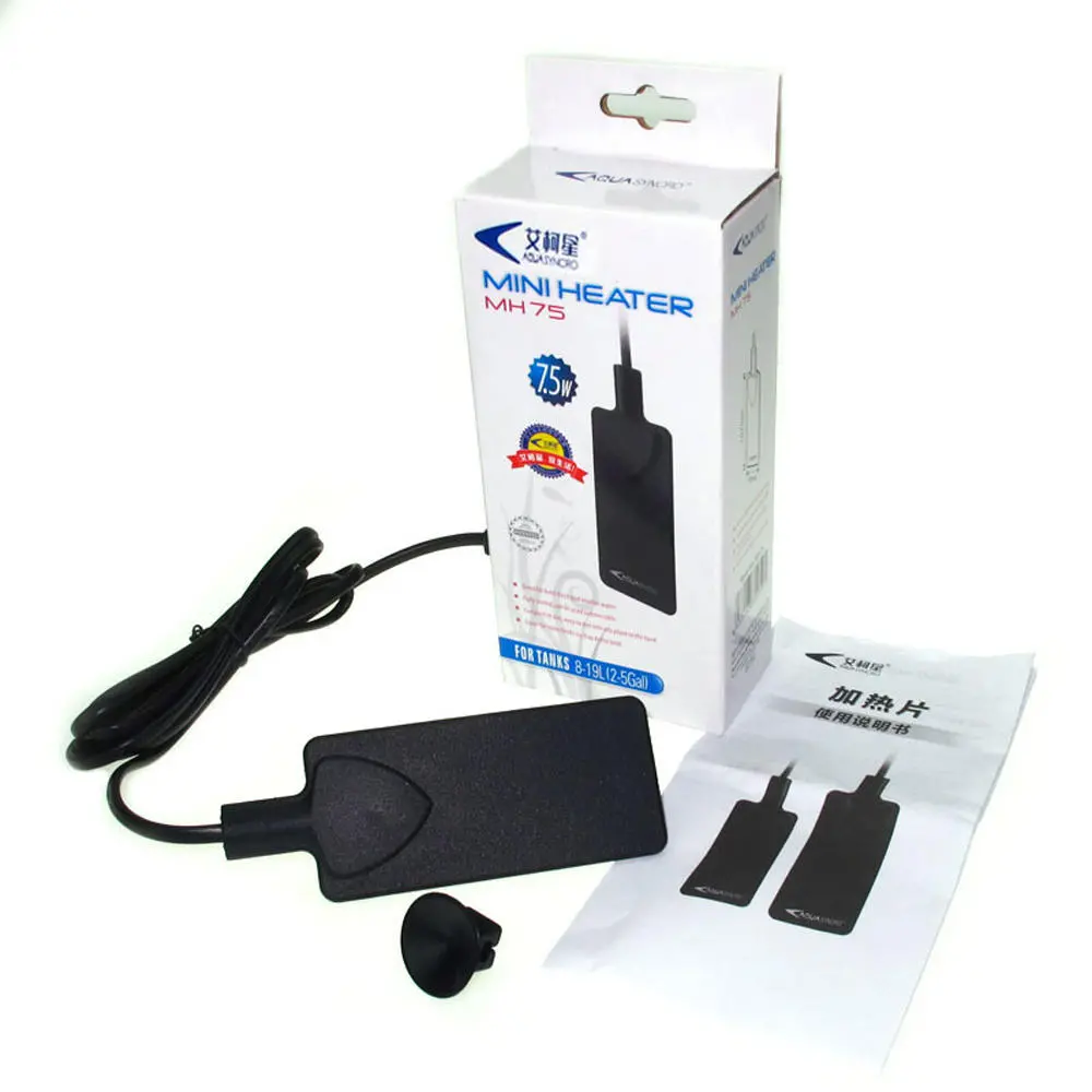 Aquarium Heater - 15W Ultra-Thin Flexible Fish Tank Heater with Temperature Controller