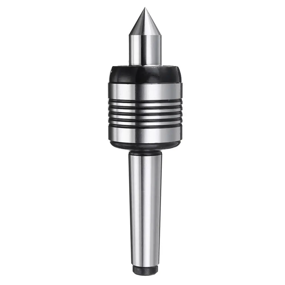 MT2 Live Center - 0.02 Inch Accuracy Steel Taper Tool with Triple Bearing