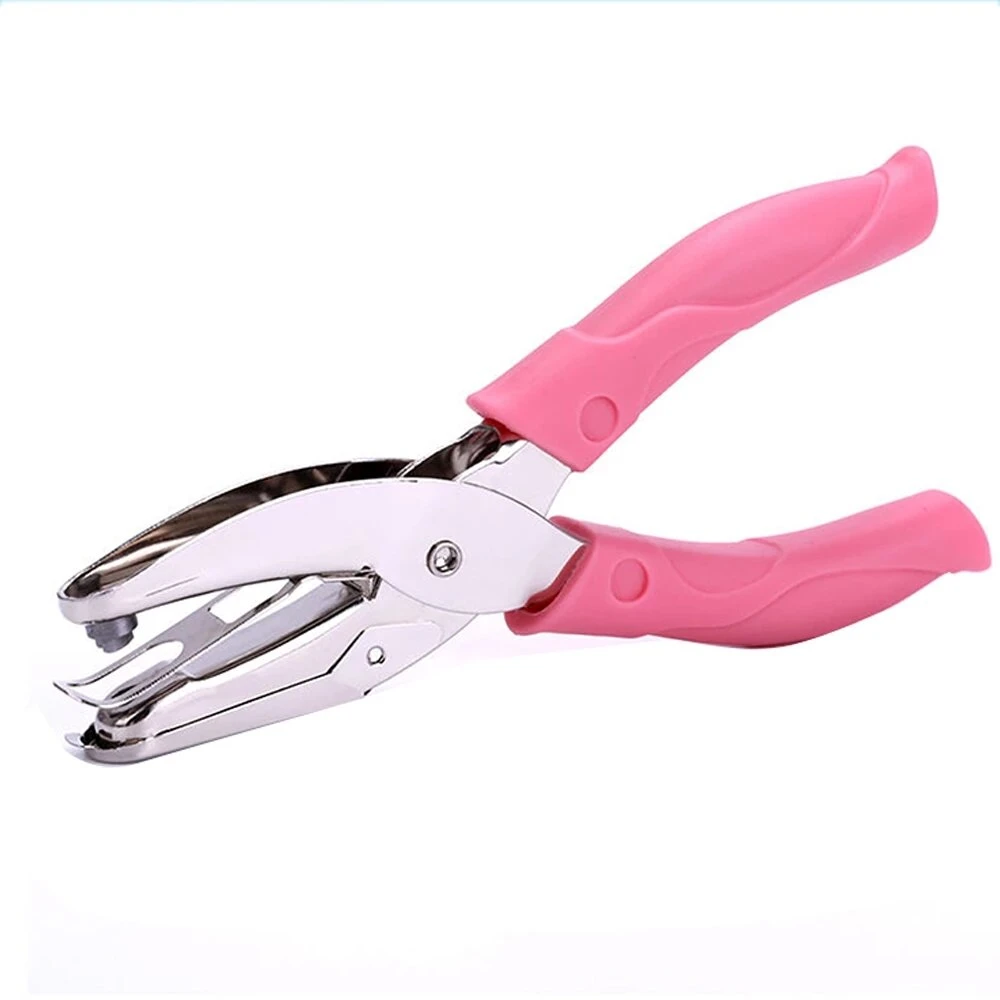Single Hole Punch Pliers | Handheld Manual Puncher for Paper Craft & Round Holes