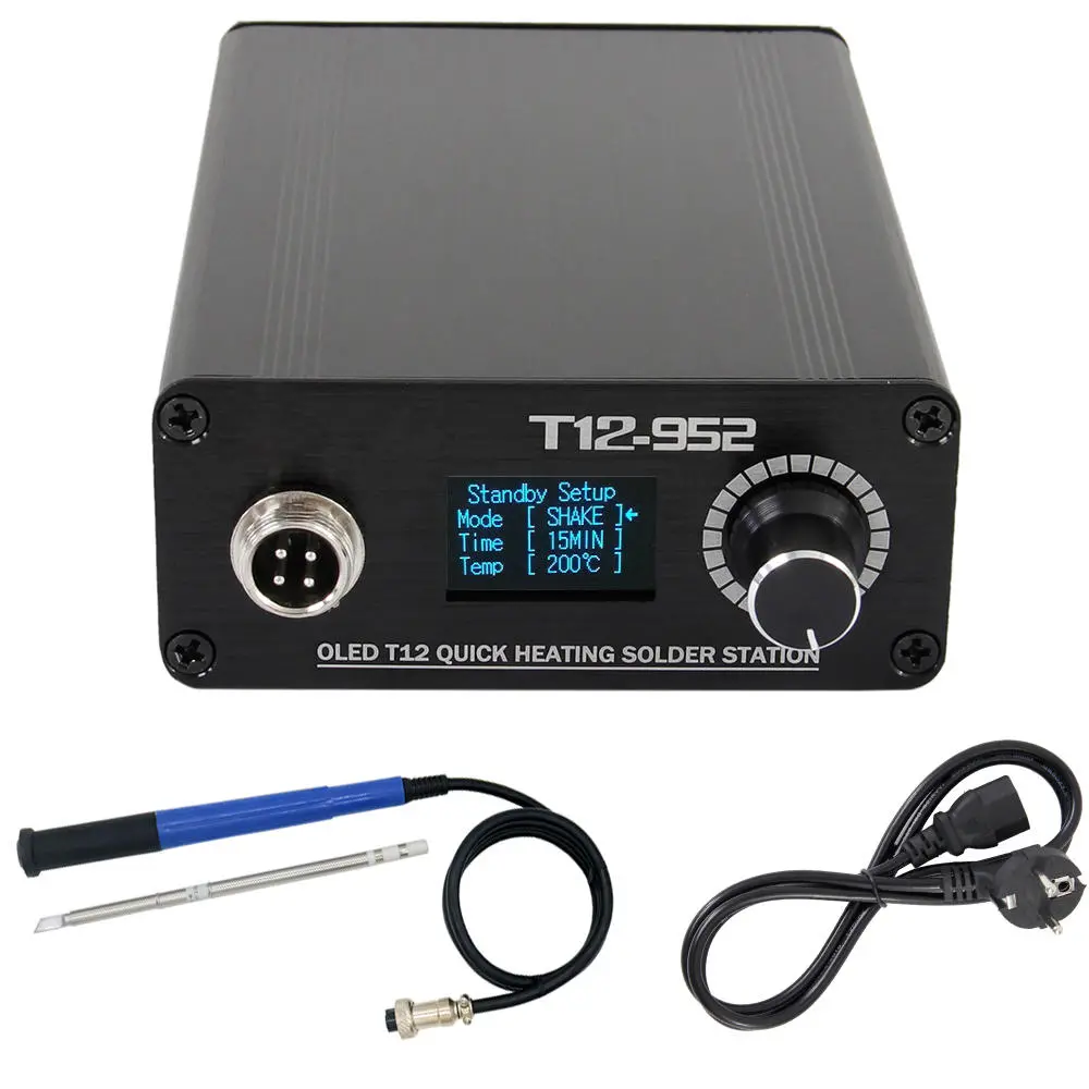 QUICKO STC T12-952 OLED Soldering Station | T12-K Handle & 9501 Tip
