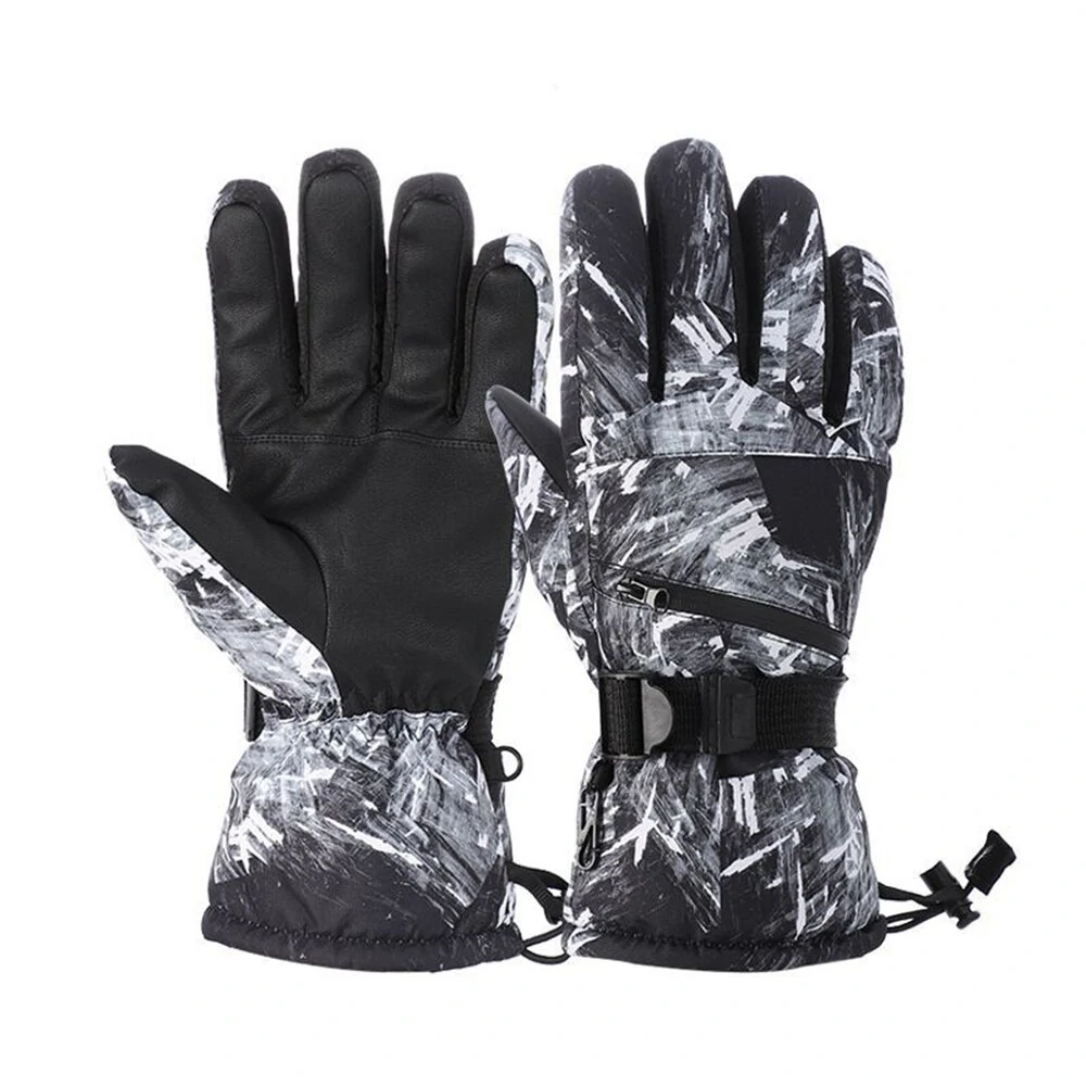 Ski Garden Working Gloves - Waterproof Breathable Faux Leather - Windproof Flexible
