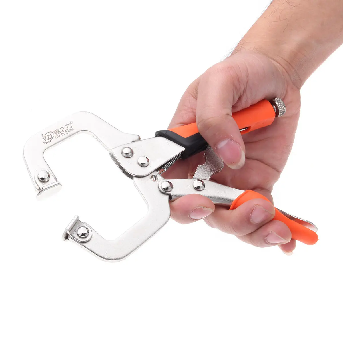 Alloy Steel C Bracket Vise Grip Welding Pliers - 6 9 11 14 18 Inch Quick Tool