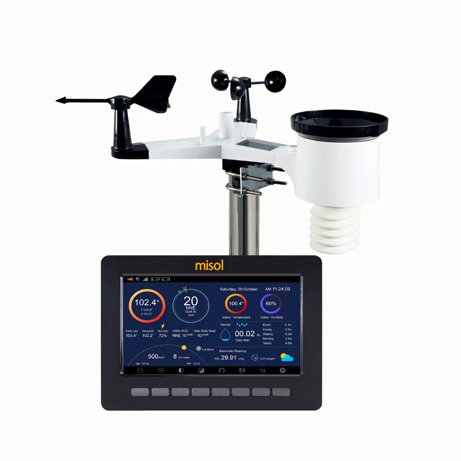 AcuRite Color Display Wireless Weather Station - WiFi & Solar Charging