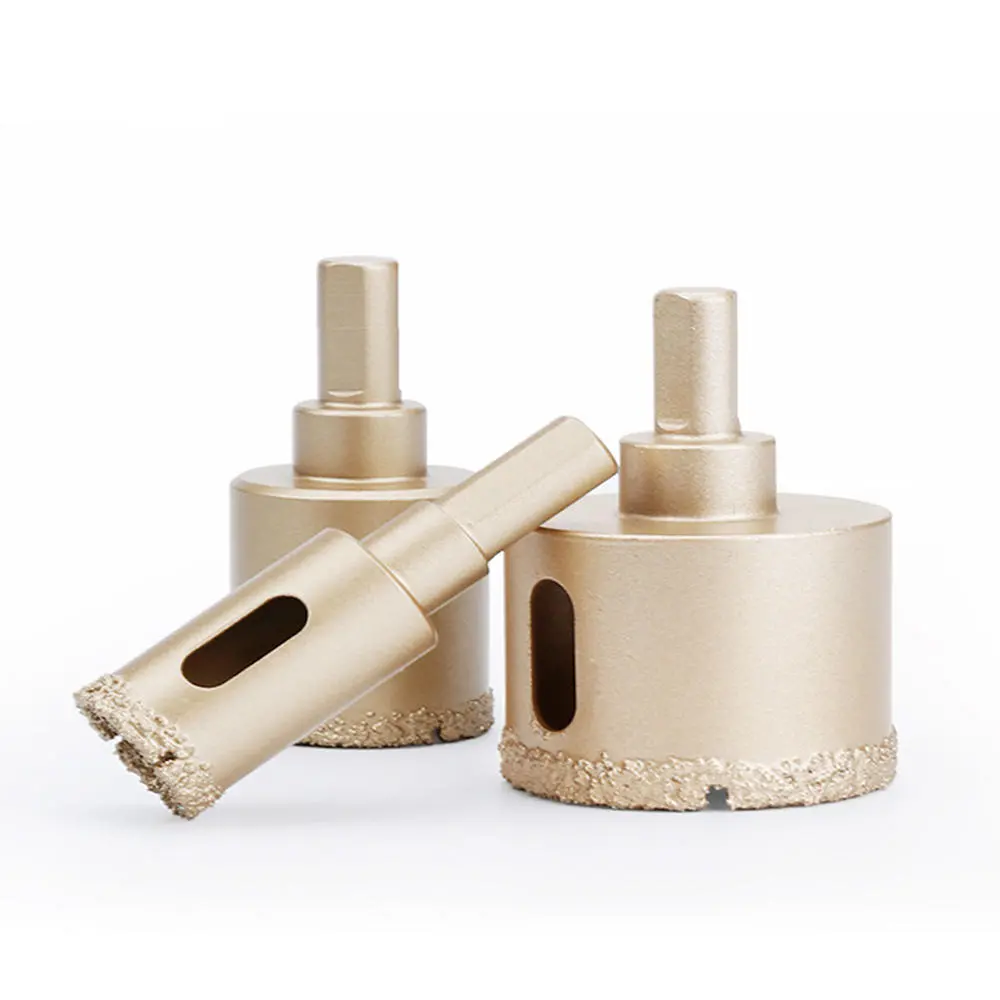 Drillpro 25-60mm Hole Saw Cutter | Brazed for Tile Ceramic Glass & Marble