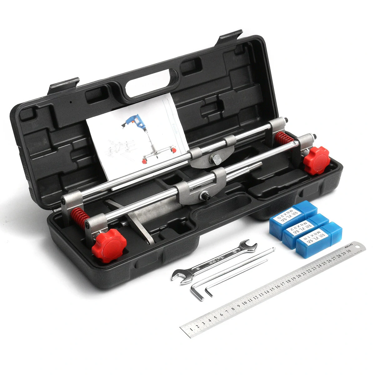 5 Minutes Door Lock Mortiser Jig Kit - 3 Cutters for Easy Installation