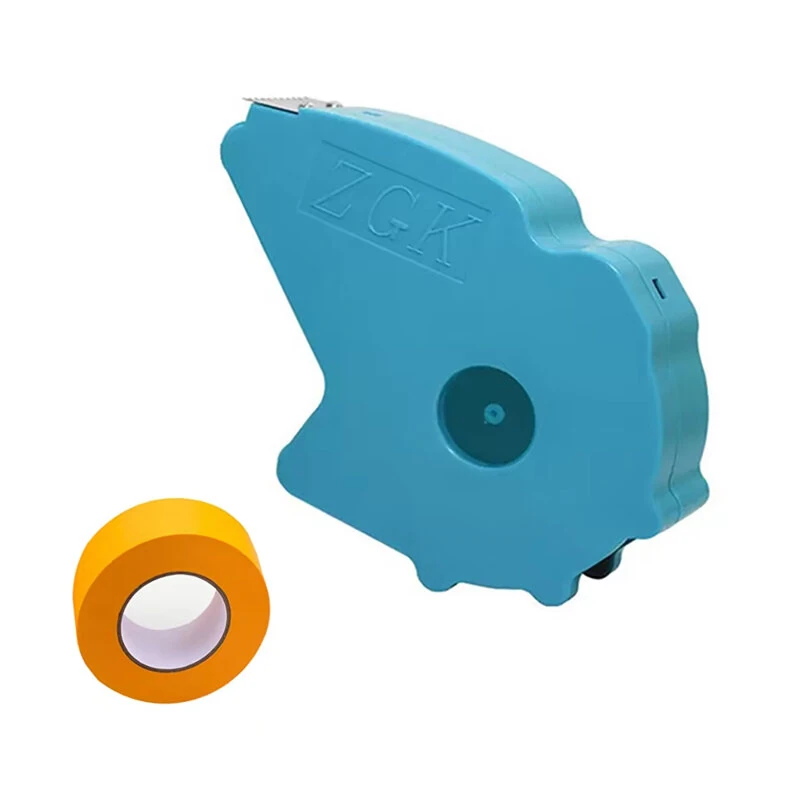 Masking Tape Applicator Machine - Sharp Cutting Edge & Ergonomic Design - Blue