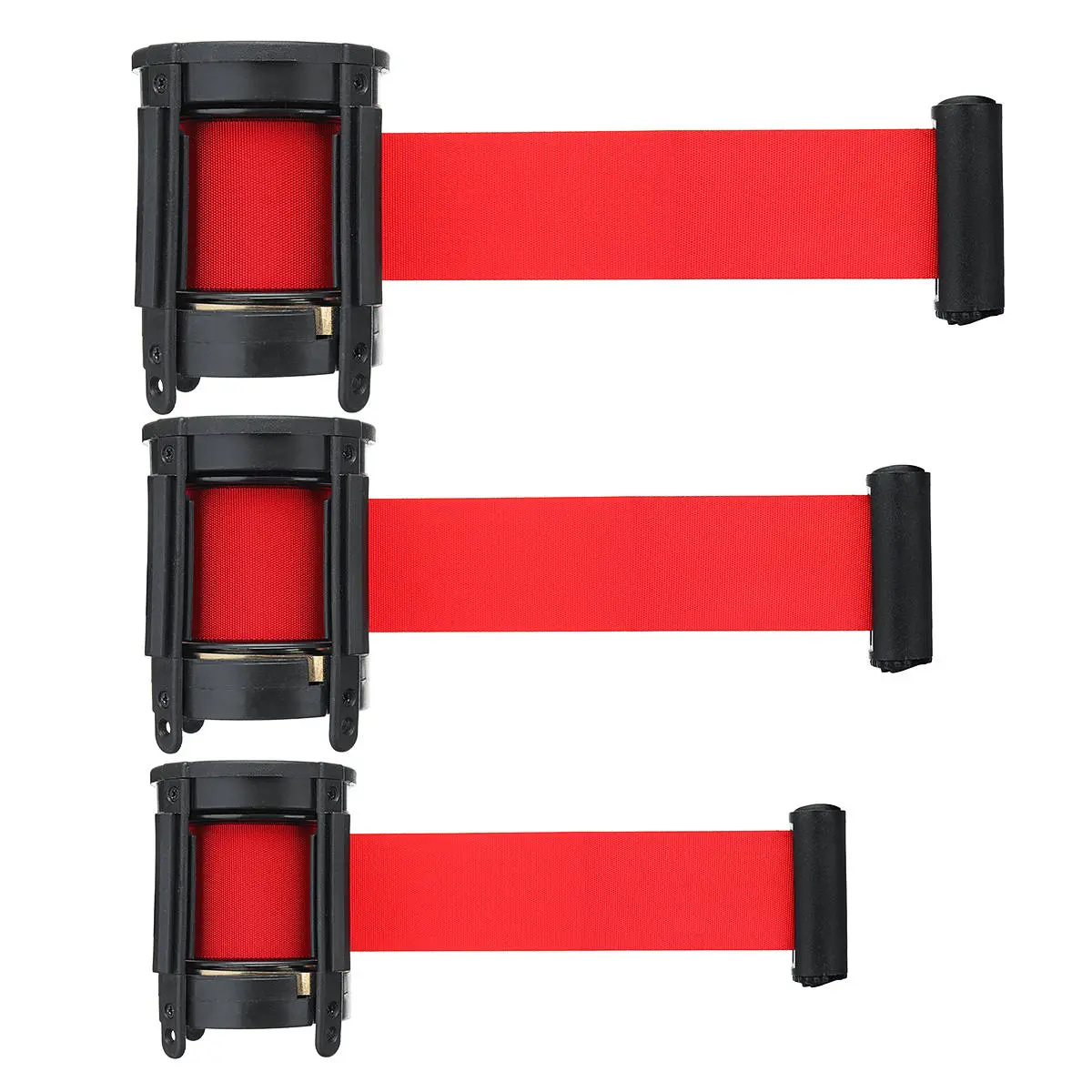 Retractable Stanchion Belt - 5m Queue Barrier | Red Crowd Control Accessory