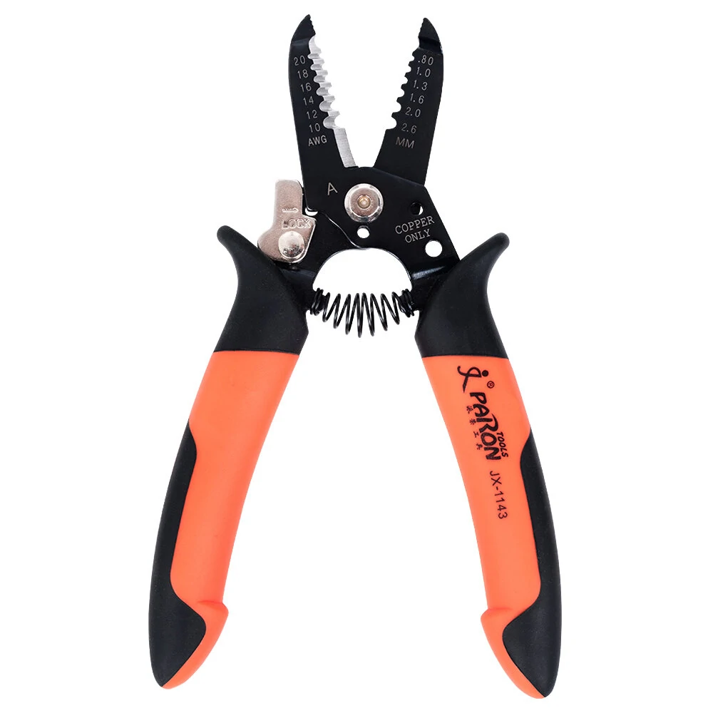 PARON Jx-1143 Wire Strippers | Fine Grinding Scissor Stripping & Crimping Pliers