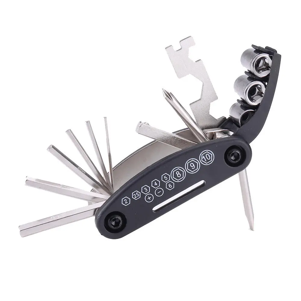 Crankbrothers Multi 16 Bike Tool - 16-in-1 MTB & Road Cycling Repair Kit