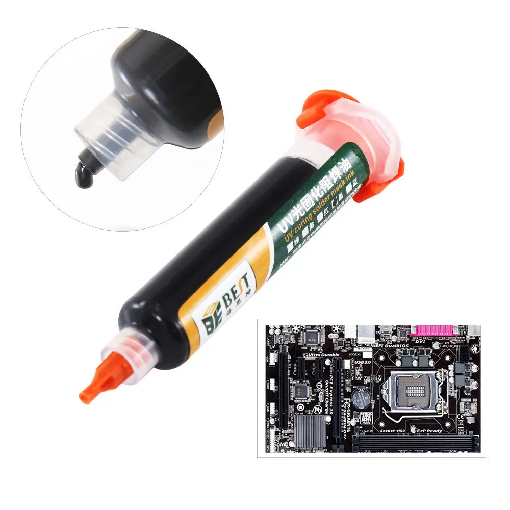 BEST UV Curing Solder Mask Ink | BGA PCB Paint to Prevent Corrosive Arcing