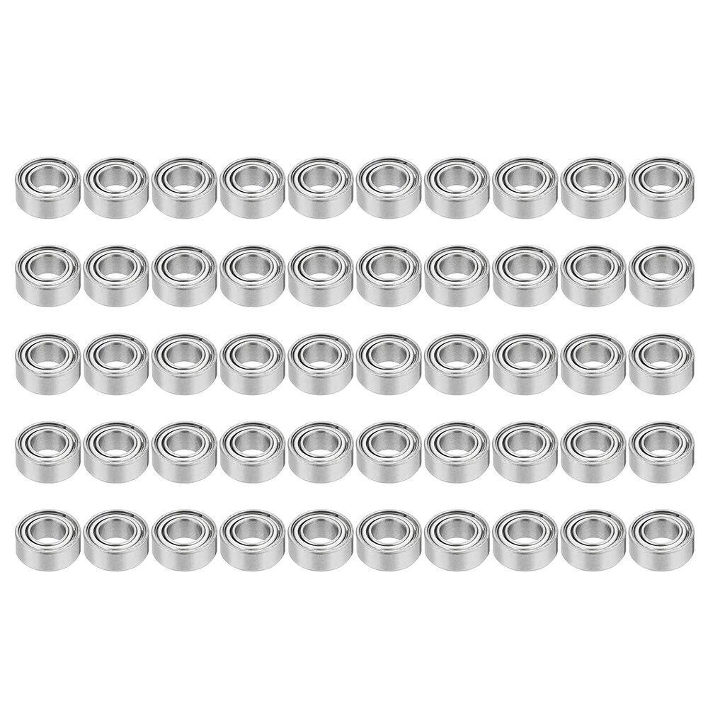 MR105ZZ Shielded Ball Bearing - 5x10x4mm Metal Sealed - 50 Pcs Lot