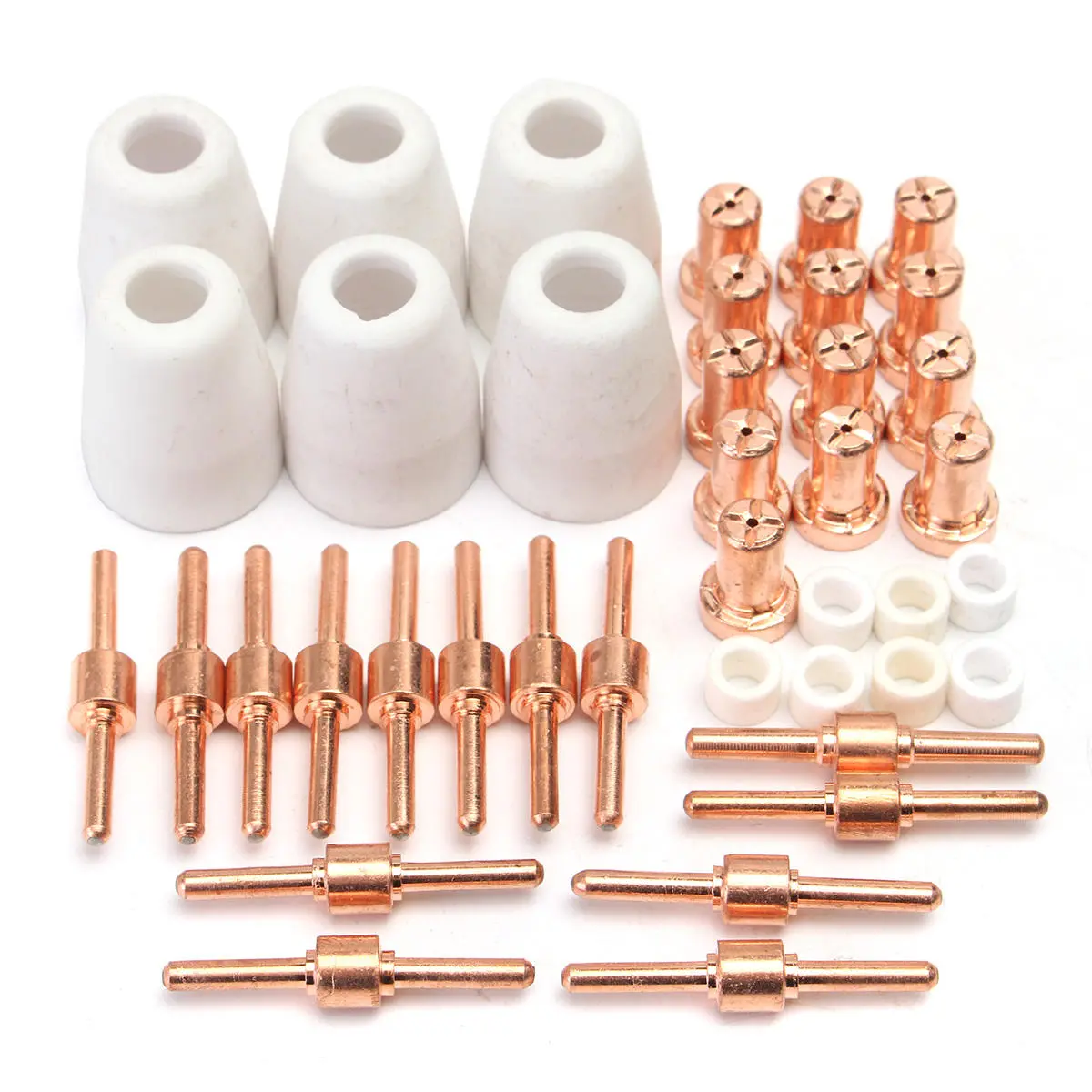 Consumables For Plasma Cutter 40D CUT40 - 40PCS Kit For Welding Machine
