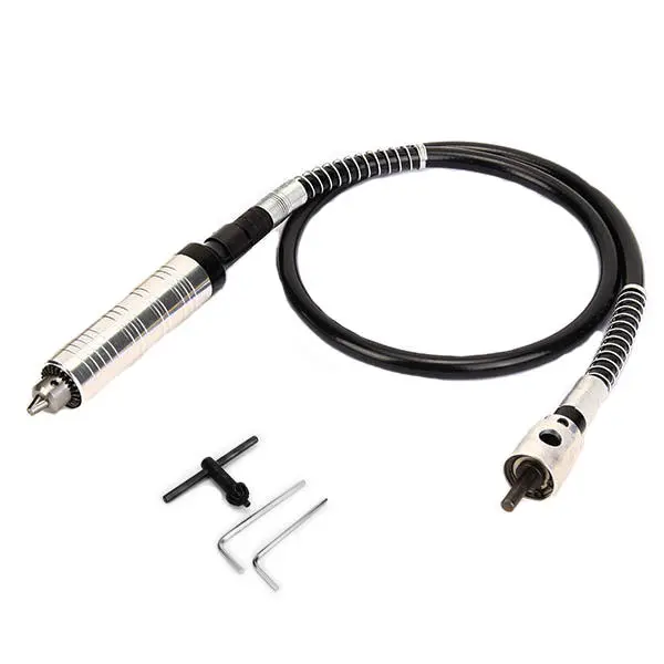 Flexible Shaft Extension for Rotary Grinder - 6mm Diameter with 0.3-4mm Key Chuck