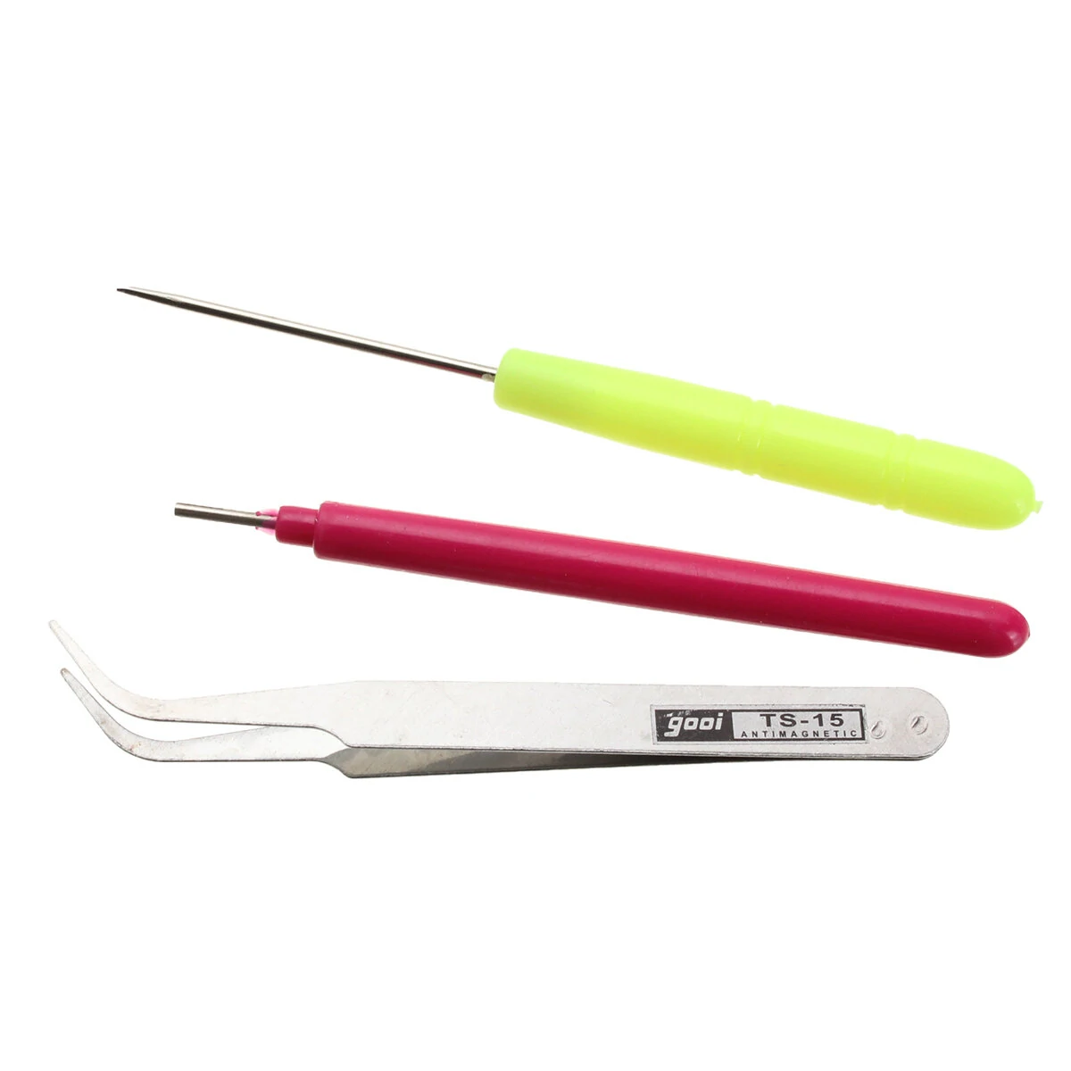3PCS Paper Quilling Tools Set - Origami Tweezer & Needle DIY Craft Kit