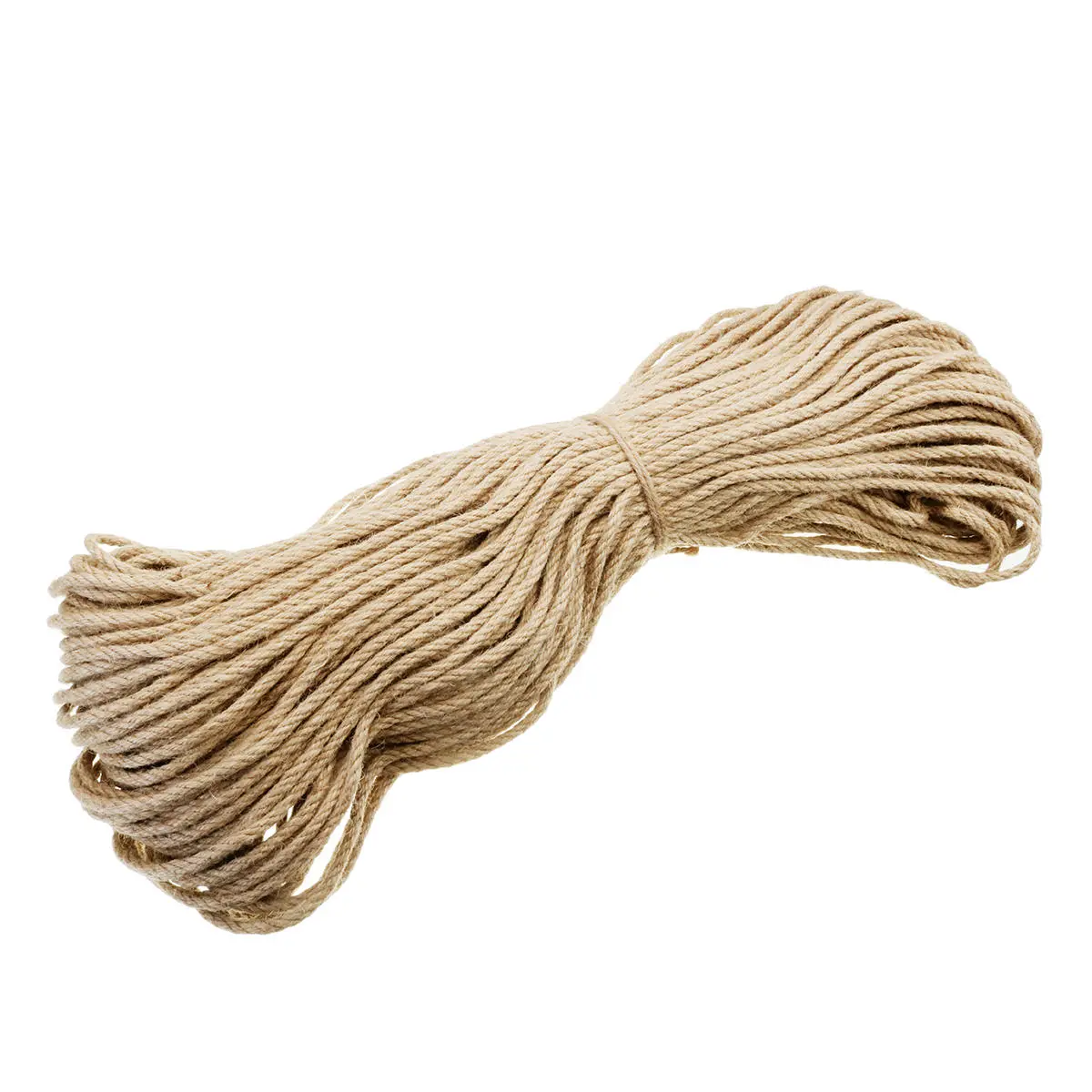 Sisal Rope | 6mm x 100m Natural Jute Twine - Hemp Cord for Decor & Tools