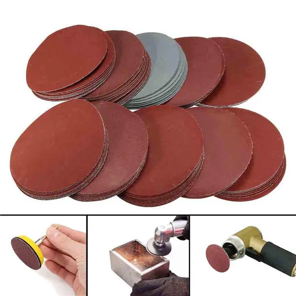 Makita 100pcs 4 Inch Sanding Discs | 80-3000 Grit Mix | 100mm Sander Polishing Pads