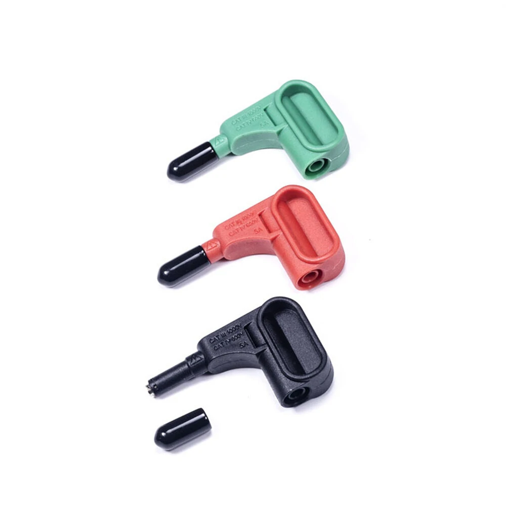 3PCS Magnetic Head Terminal Block with 4mm Banana Plug | Solder-Free Connection | CAT III 1000V for Multimeter