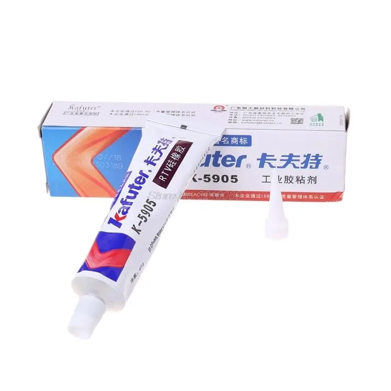 Kafuter K-5905 RTV Silicone Sealant - 45g Adhesive for Metal, Plastic, Glass, Ceramics