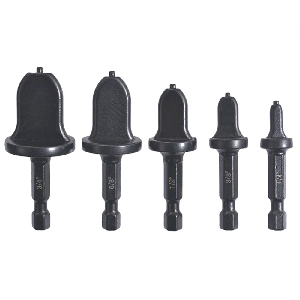 High Carbon Steel 1/4 Inch Hex Tube Expander | Electric Drill Reamer for Copper Pipe