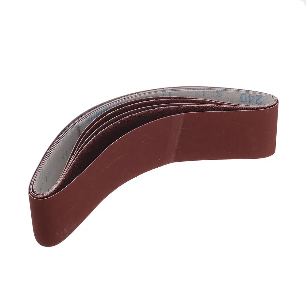 3M 10Pcs 40-1000 Grit Sanding Belt | 533x50mm for Angle Grinder Sander Attachment