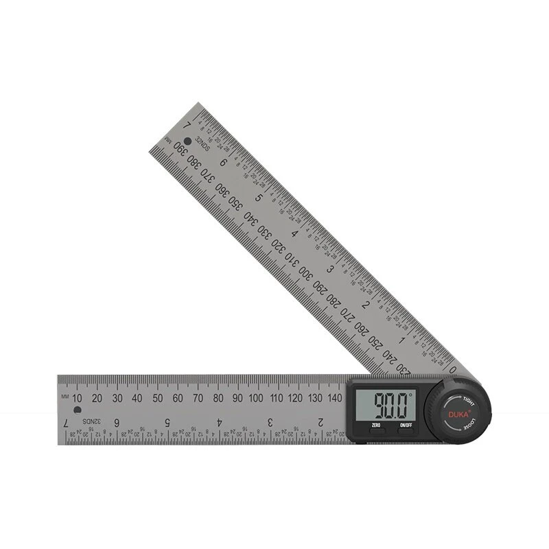 DUKA AR-1 Digital Protractor Angle Ruler | 360 Degree Goniometer | Stainless Steel