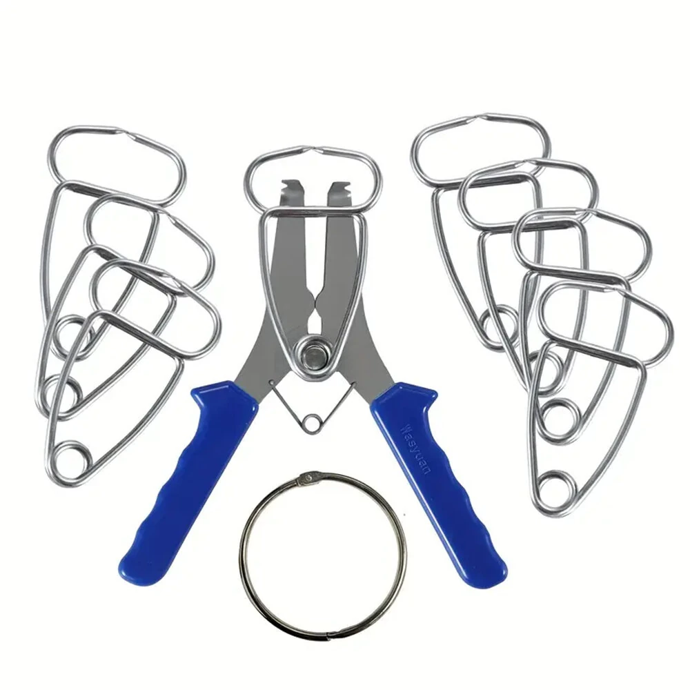 Stainless Steel Spring Clamps Kit | 0-2 Inch Adjustable Plier for Woodworking DIY