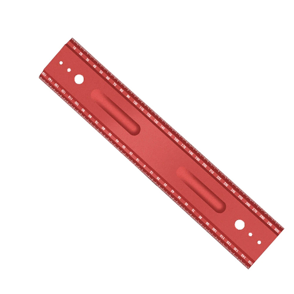 300mm Carpenter's Right Angle Ruler | Precision Double-Sided Tool for Woodworking & Leather Craft