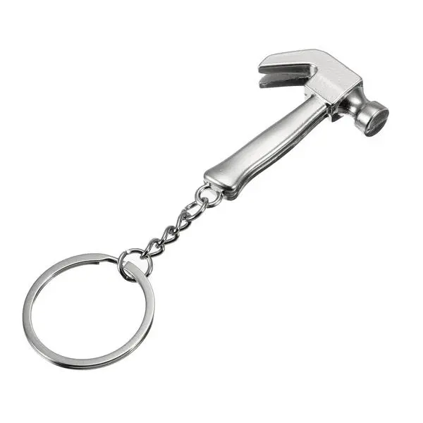 Creative Mini Tool Claw Hammer Keychain | Multi-Function Key Ring