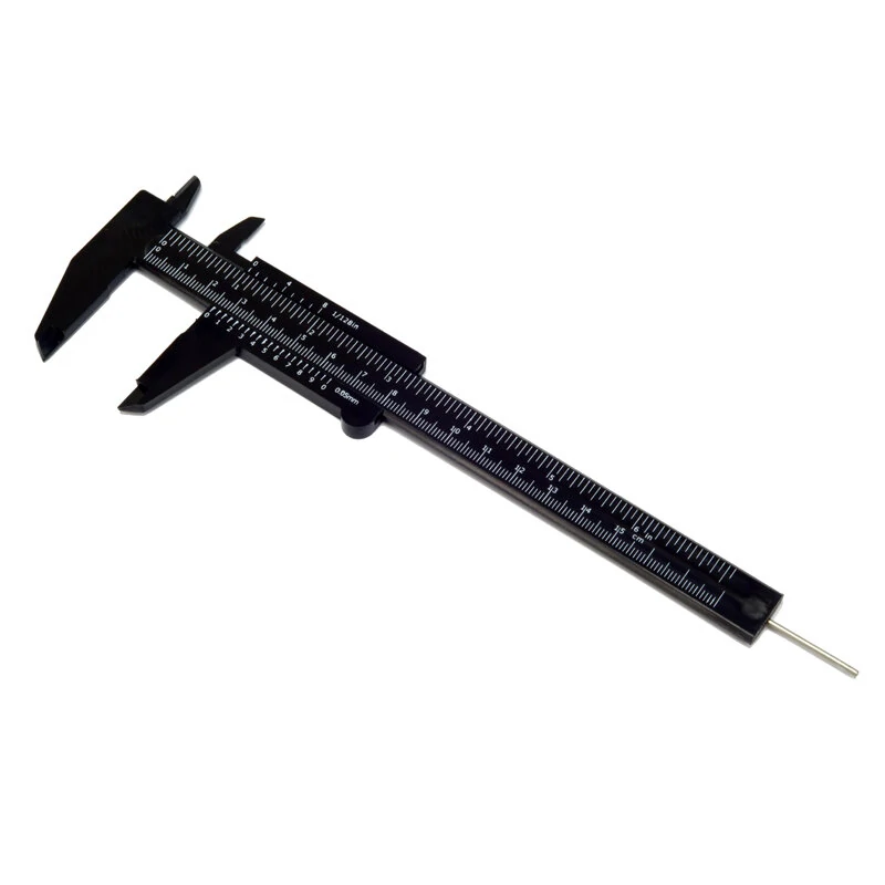 ETOPOO 6 Inch Plastic Vernier Caliper - Double Scale Fast Read Measuring Tool for School Office Home