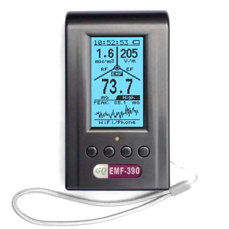 EMF-390 3-in-1 EMF Meter | Advanced Multi-field Radiation Tester with Data Logger