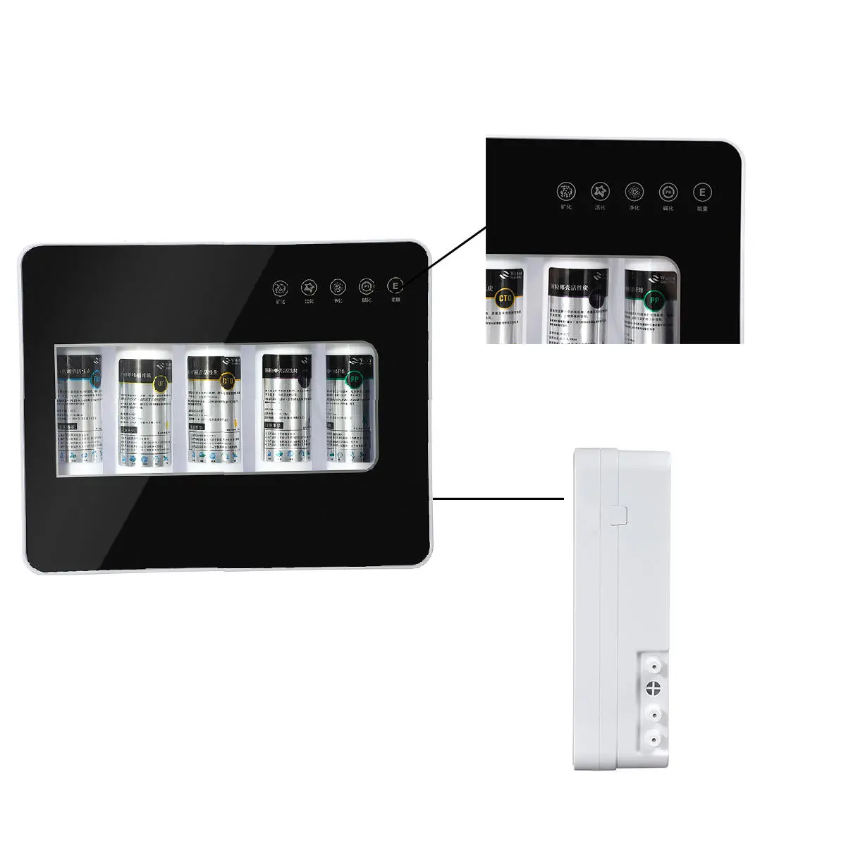 0.01μm 5-Stage Water Purifier | Kitchen Faucet Filter for Household Drinking Water