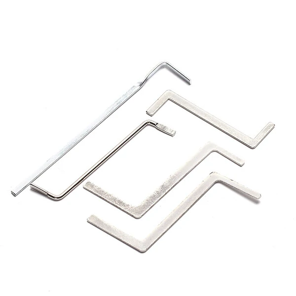 DANIU 5pcs Locksmith Tools - Double Row Tension & Lock Pick Set | Stainless Steel