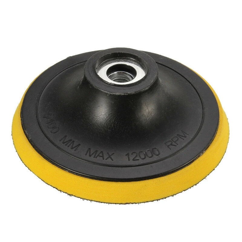 3/4/5 Inch Polishing Pad - M10 Thread Backing Pad for Abrasive Tools