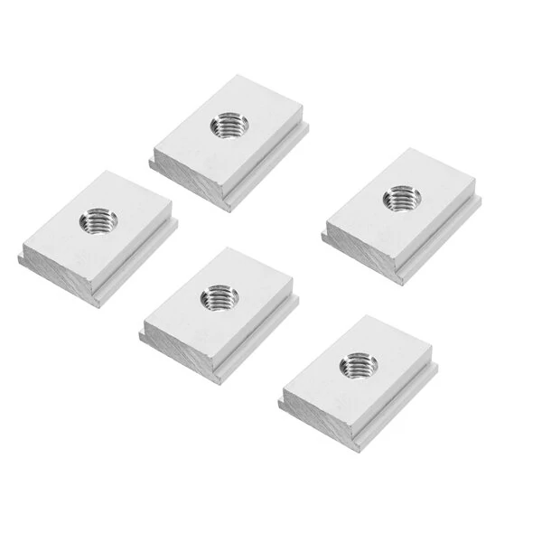 ENJOYWOOD 5pcs M8 T-Track Nut | T-Slot Fastener for Woodworking Tools