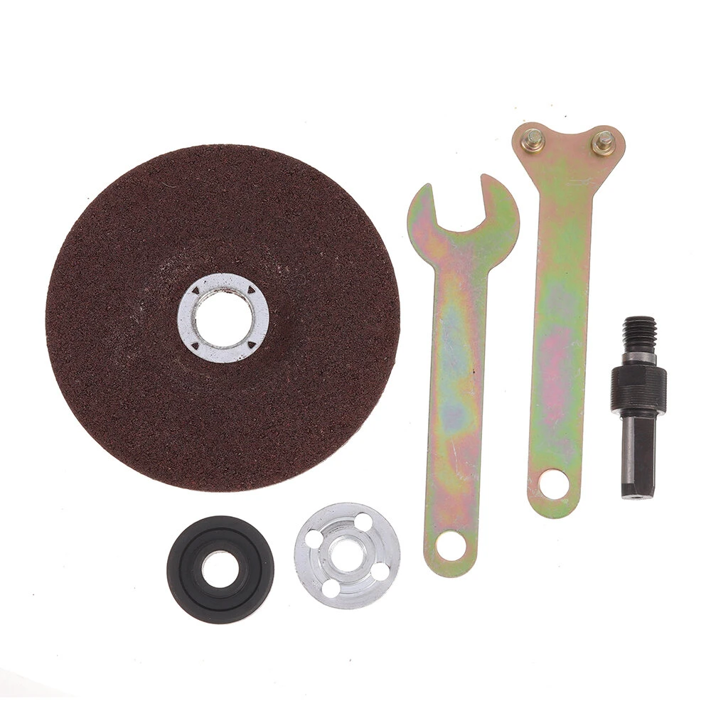 100mm Grinding Wheel for Metal Polishing | 5pc Flange Nuts Angle Grinder Accessories