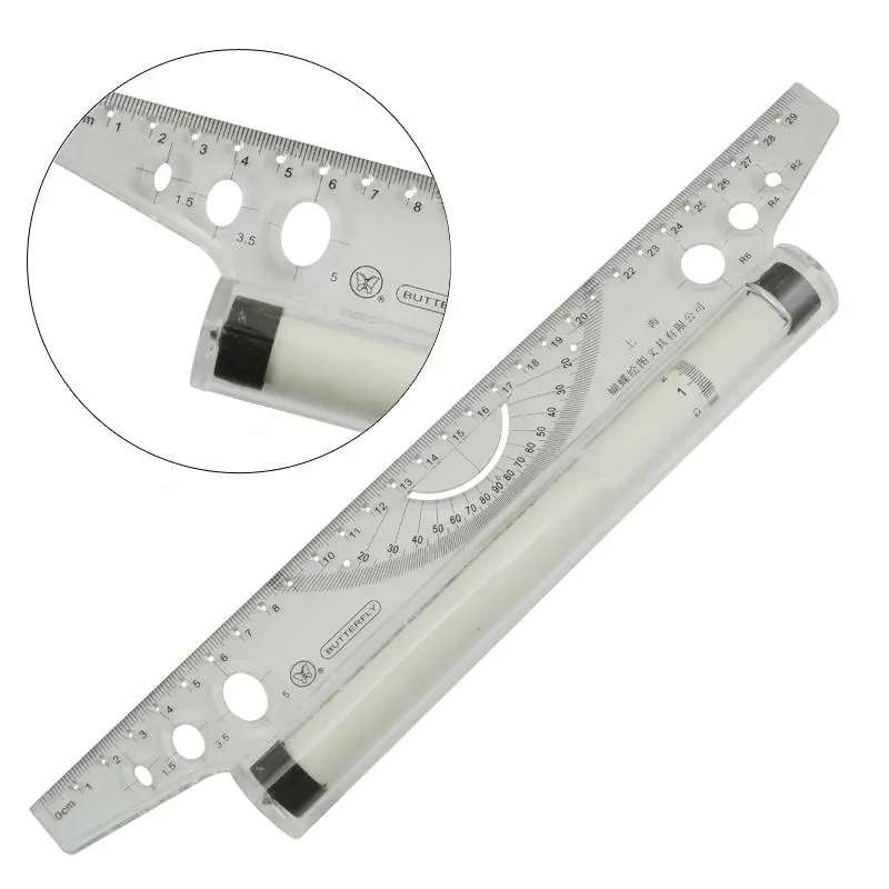 G30 Balance Rule Drawing Template - Angle Ruler for School & Office