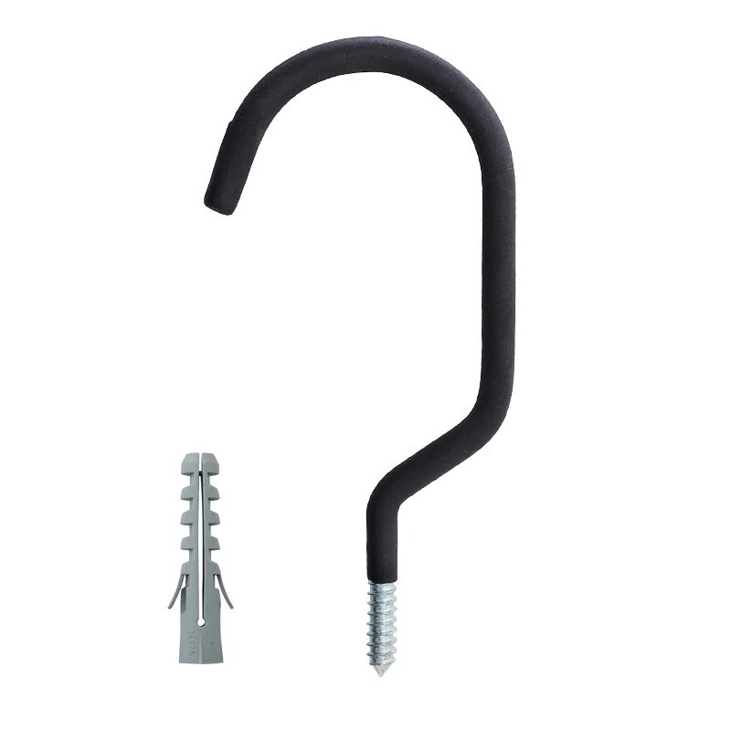 Bicycle Storage Hooks - Wall Mount Bike Hanger | Heavy Duty Metal Brackets
