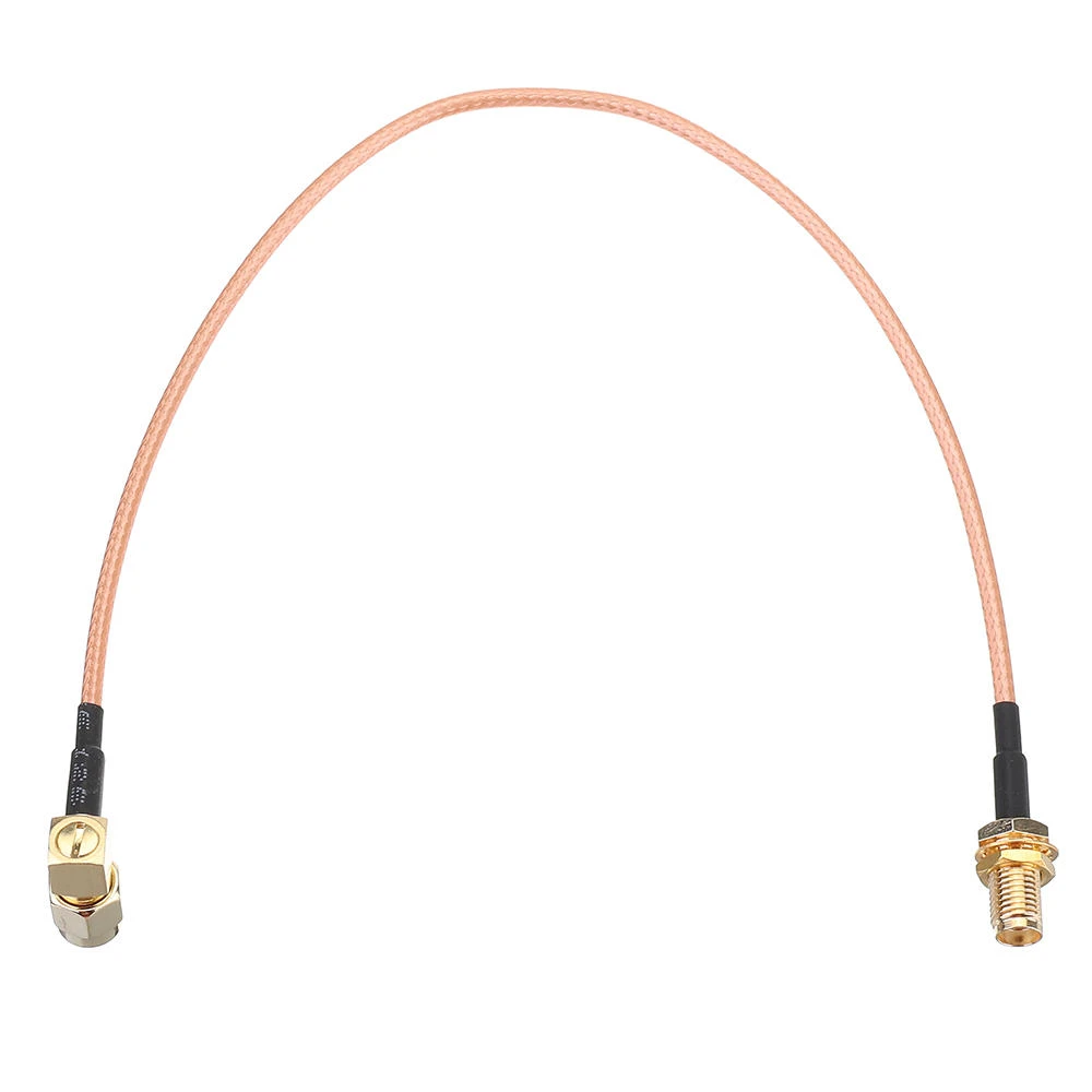 SMA Male Right Angle to SMA Female RG316 Coax Cable - 20CM Pigtail Adapter