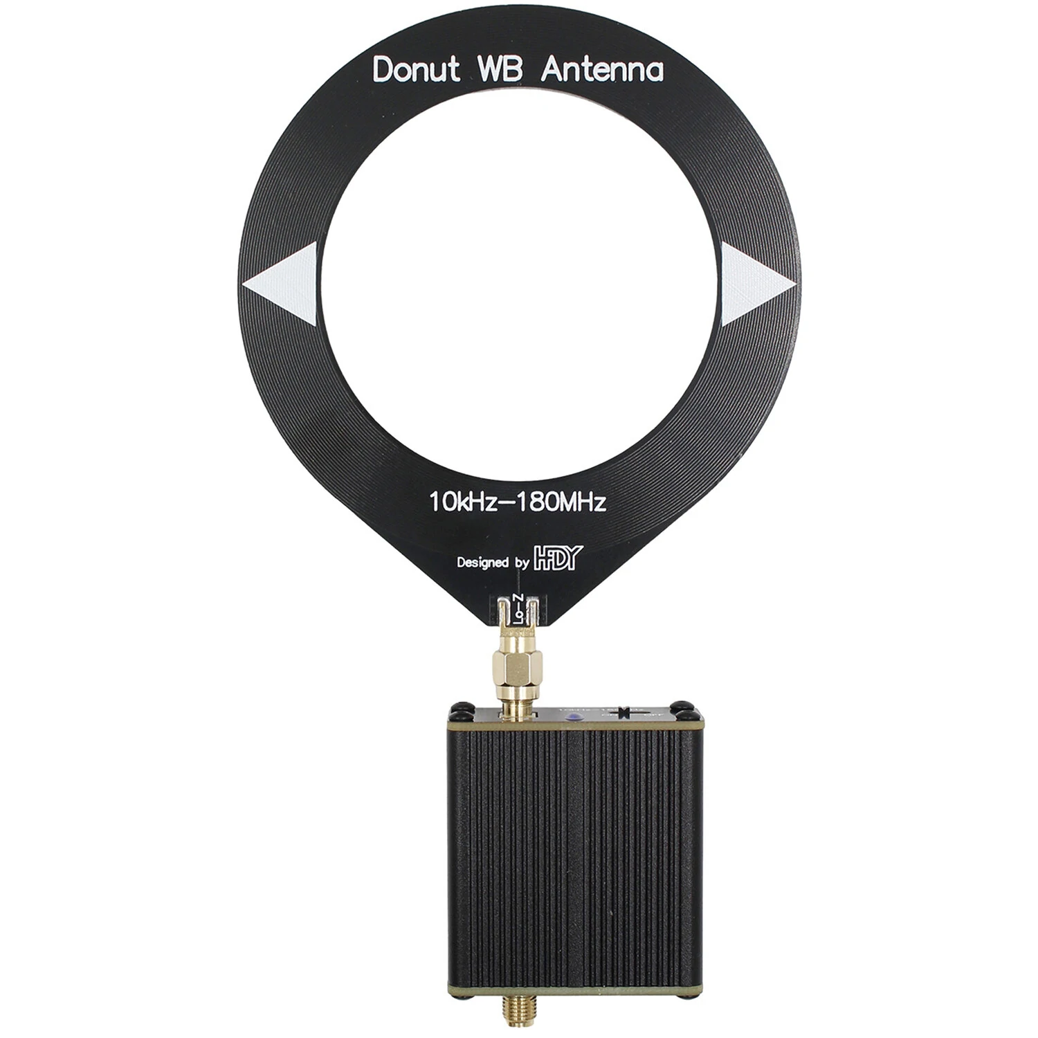 Donut Broadband Antenna - 10kHz-180MHz - No Tuning Required - Universal for Radios, SDR & Walkie-Talkies