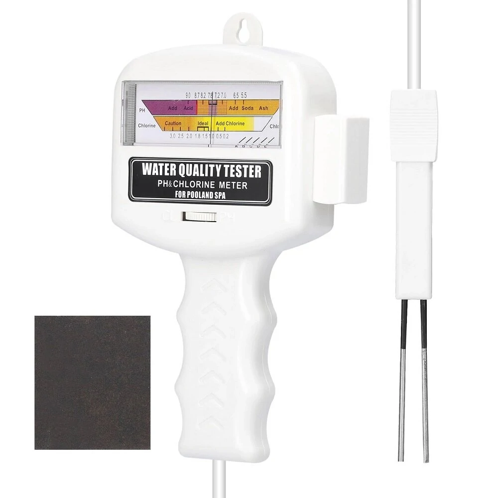 2 in 1 Portable pH & Chlorine Meter | Digital Water Quality Analyzer for Pool & Spa