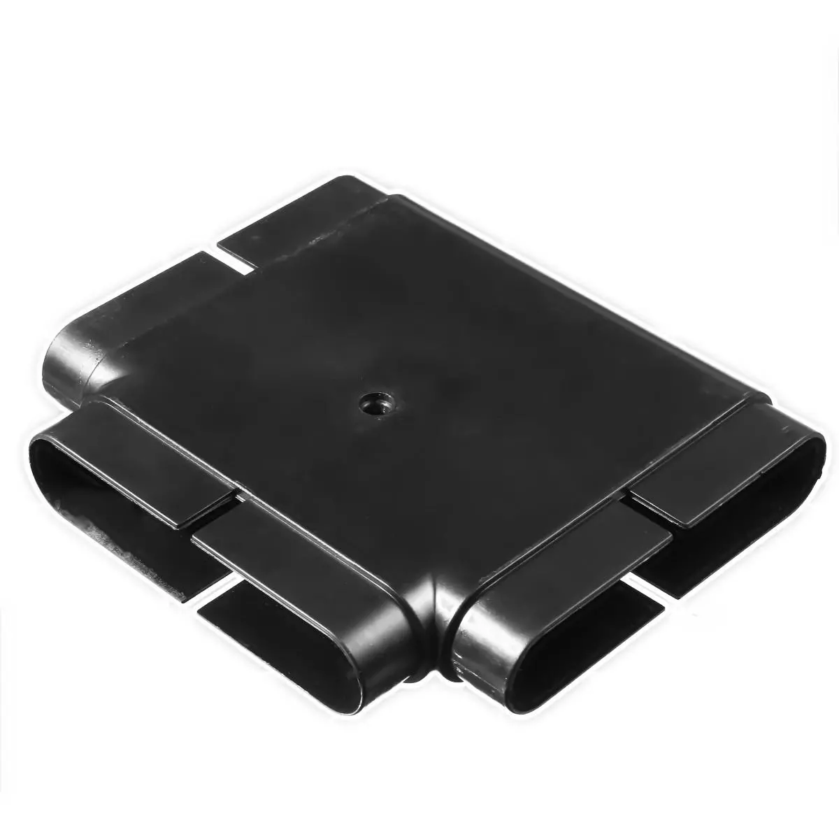 Flat PVC Tee Connector 132x30mm - Ventilation System Tube | Environmental Protection