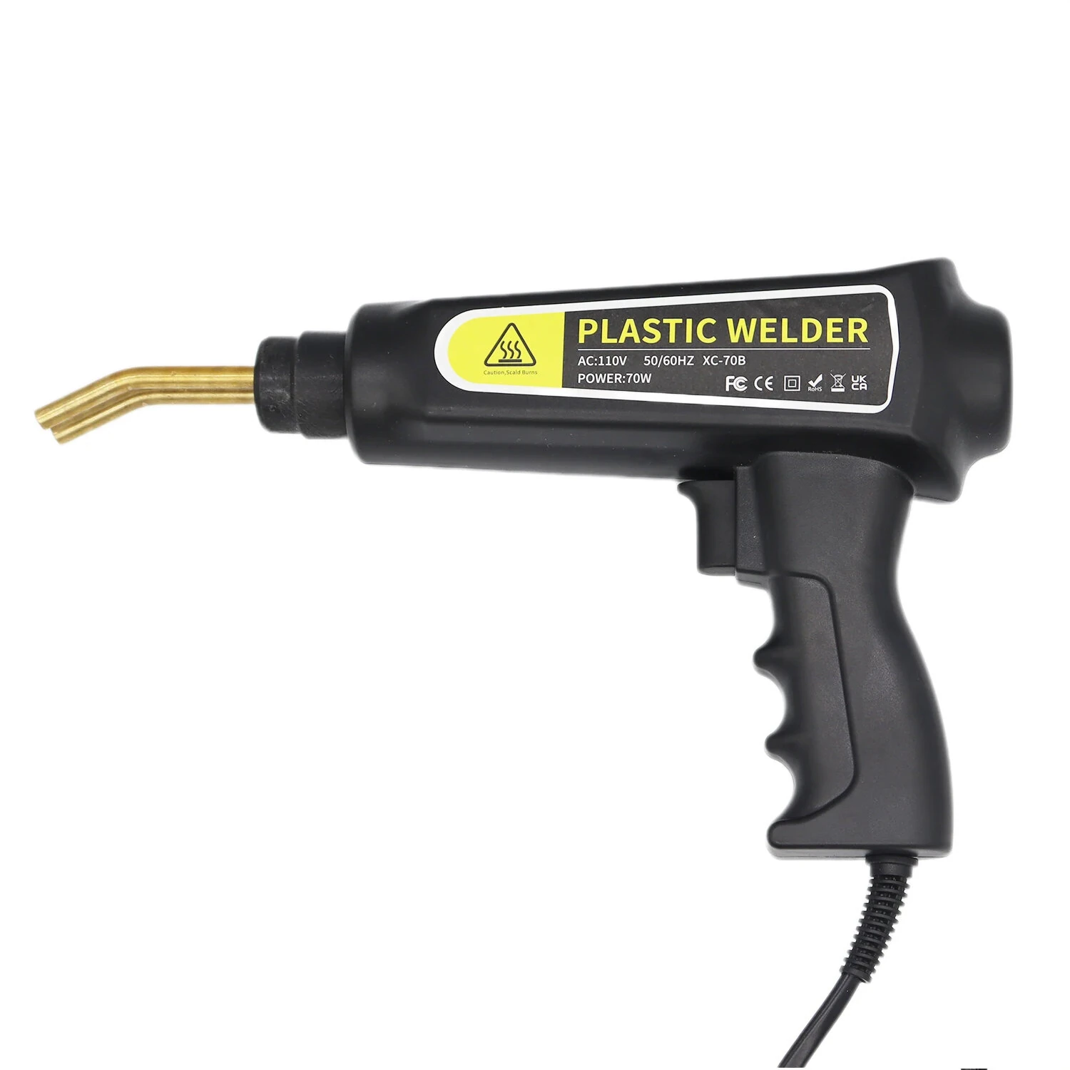 70W Plastic Welder - 400 Staples, 400°C Rapid Heating & LED Light | Car Bumper Repair