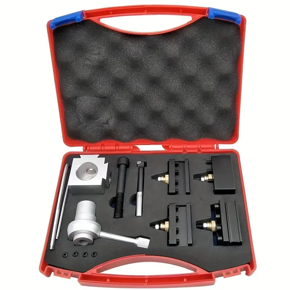 Mini Lathe Quick Change Tool Post Set - AXA Tool Holder for Woodworking & Turning